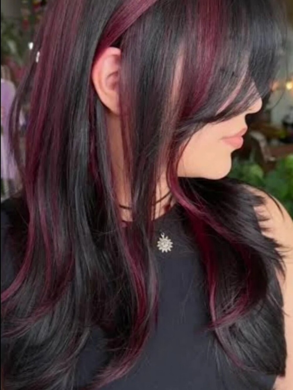 5 pc Cranberry Real Hair Clip in Hair Extensions ✨️ 12 inch Ready To Ship